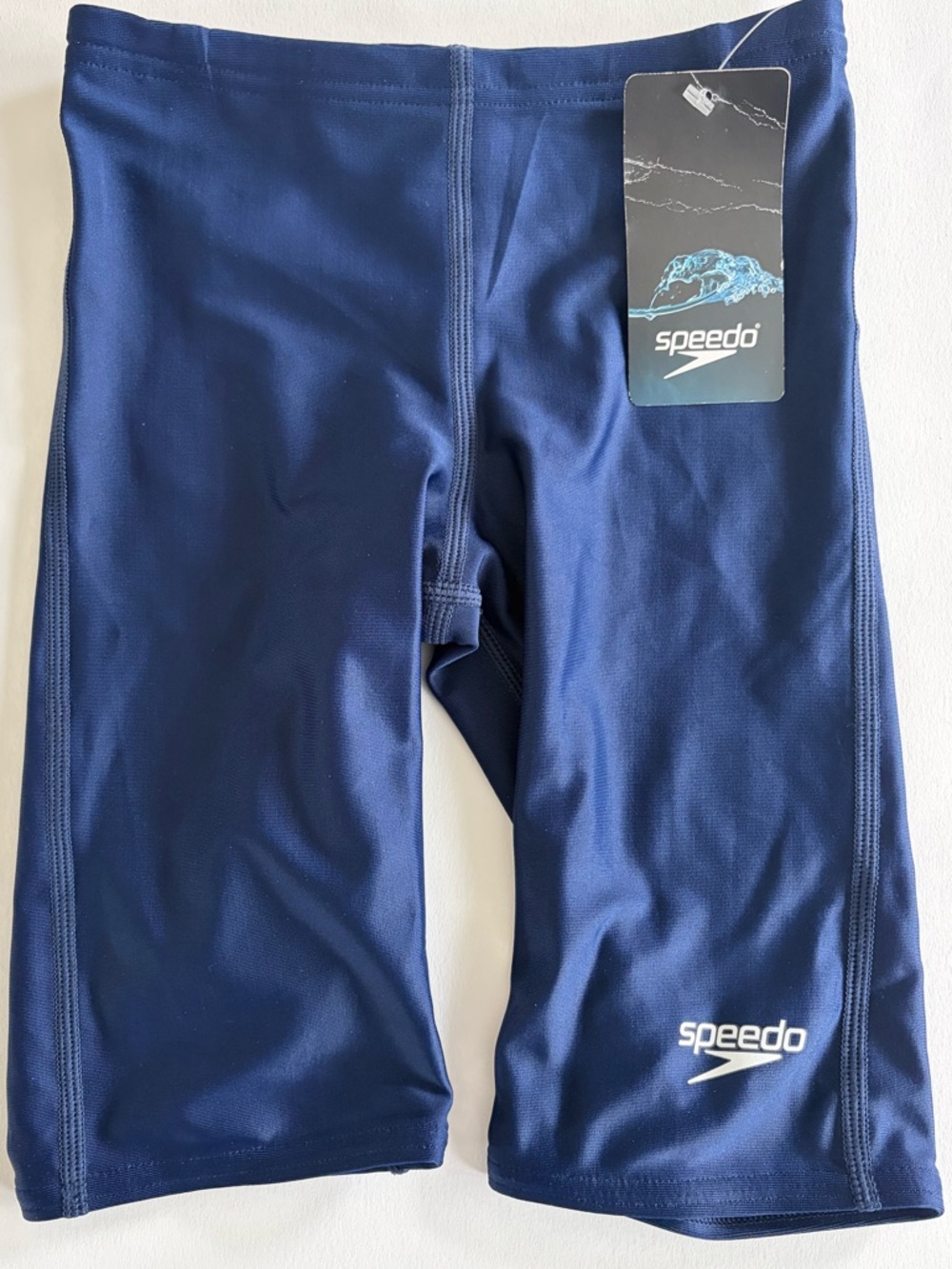 Speedo Navy Blue Pro LT Competitive Jammer Swim Shorts. Size 24 (Youth XS).